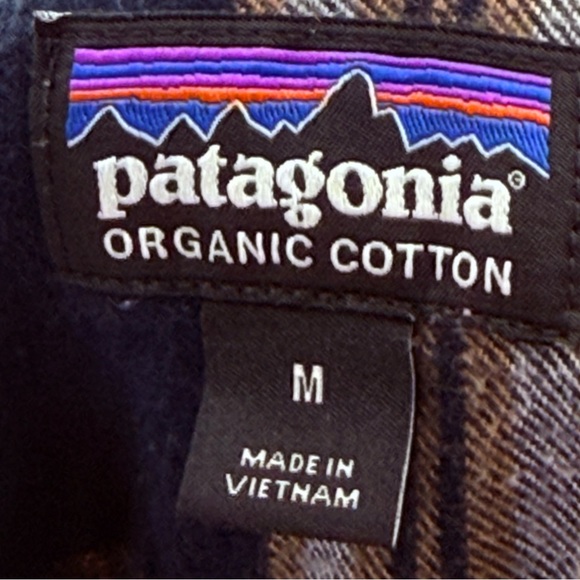 Patagonia Men's Long-Sleeved Fjord Flannel Shirt Size Medium Gorpcore Outdoor - Picture 6 of 8